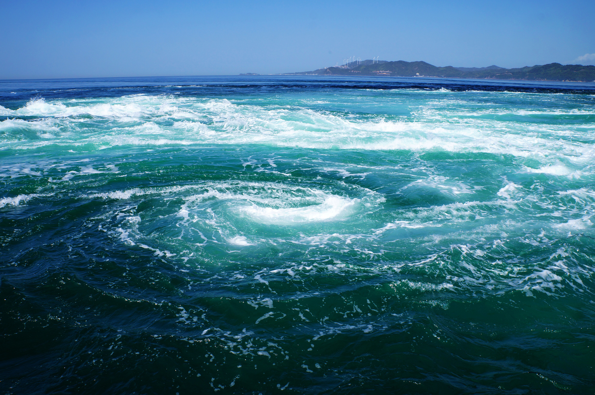 Naruto whirlpools in Tokushima, Japan