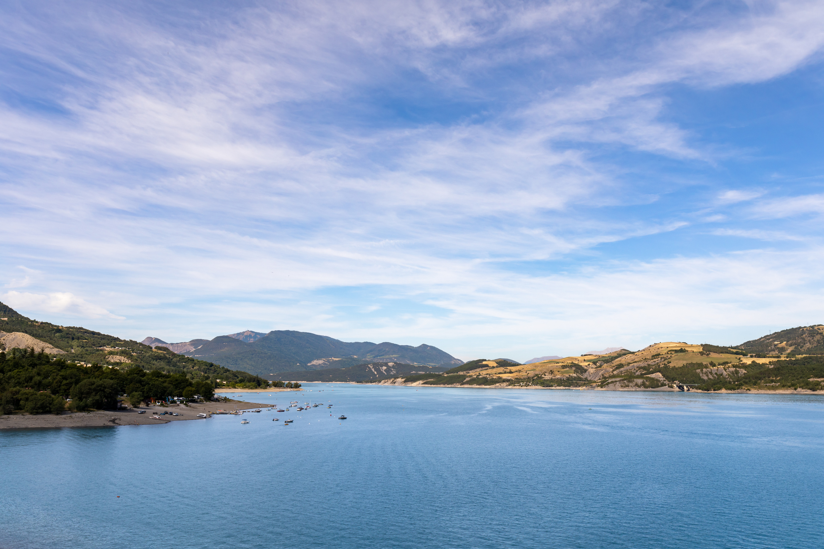 Lake Serre-Poncon, Alps, France